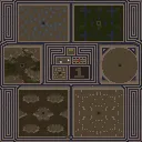 Vista previa del mapa 고양이와 쥐 파일런 게임 (Cat n Mouse Pylon Games)