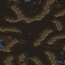 제르그 동굴 (Zerg Cave) 맵 미리보기